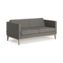 Bild von Swedese Madison 2-Personen-Sofa B: 155 cm – Lackierte Eiche/Main Line Flax 26