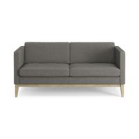 Bild von Swedese Madison 2-Personen-Sofa B: 155 cm – Lackierte Eiche/Main Line Flax 26