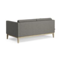 Bild von Swedese Madison 2-Personen-Sofa mit Knöpfen B: 155 cm – Lackierte Eiche/Main Line Flax 26