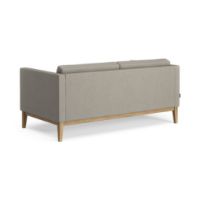 Bild von Swedese Madison 2-Sitzer-Sofa mit Knöpfen B: 155 cm – Geölte Eiche/Main Line Flax 02