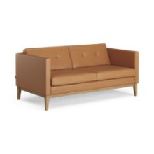 Bild von Swedese Madison 2-Sitzer-Sofa mit Knöpfen B: 155 cm – Geölte Eiche/Soft 54036
