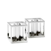 Bild von Audo Copenhagen Kubus Micro 3,5x3,5 cm 2 stk - Nickel