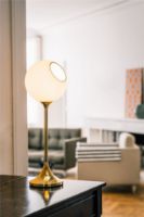 Bild von Design By Us Ballsaal-Tischlampe H: 58 cm – Rauch/Schwarz