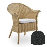 Bild von Sika-Design Kissen für Classic Dining Chair 44x44 cm - A669 Rintin Oxalis Dunkelgrau