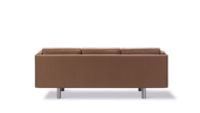 Bild von Fredericia Furniture JG Sofa 3 Personen L: 202 cm – Edelstahl – Gebürstet / Grand Linen 4803