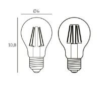 Bild von Design By Us Arbitrary Bulb Ø60 E27 5W LED Dimmbar H: 10,8 cm - Varm Hvid