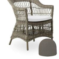 Bild von Sika-Design Kissen für Charlot & Marie Outdoor Gartenstuhl 48x48 cm – B456 Tempotest Taupe