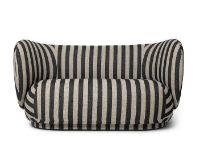 Bild von Ferm Living Rico 2-Sitzer-Sofa Louisiana B: 150 cm – Sand/Schwarz VORBESTELLUNG: Lieferzeit 11 Wochen.