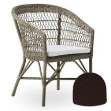 Bild von Sika-Design Kissen für Emma Exterior Gartenstuhl 45x45 cm - B453 Tempotest Mocca