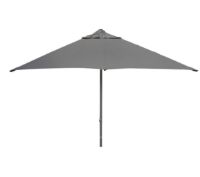 Bild von Cane-line Outdoor Major Parasol M Schiebesystem Ø: 300 cm - Anthrazit M/Grow Parasolfod M/Hjul Inkl. Planteboks 50x50 cm - Lavagrau