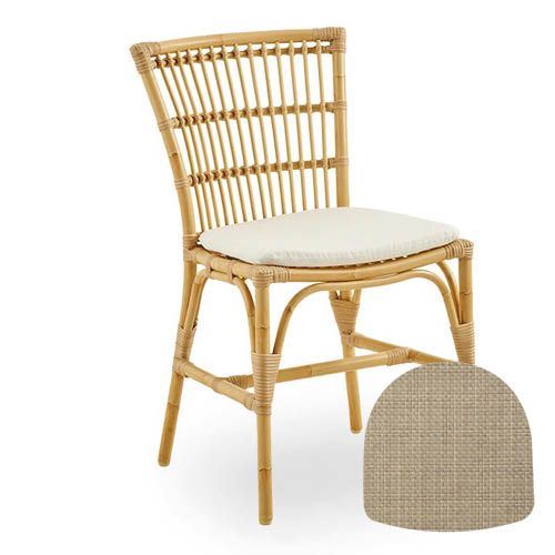 Bild von Sika-Design Kissen für Elisabeth Exterior Dining Chair cm – A670 Michelangelo Weiß