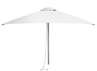 Bild von Cane-line Outdoor Habour Sonnenschirm Ø: 300 cm – Weiß M/ Parasolfod M Hjul 54x54 cm – Schieferschwarz