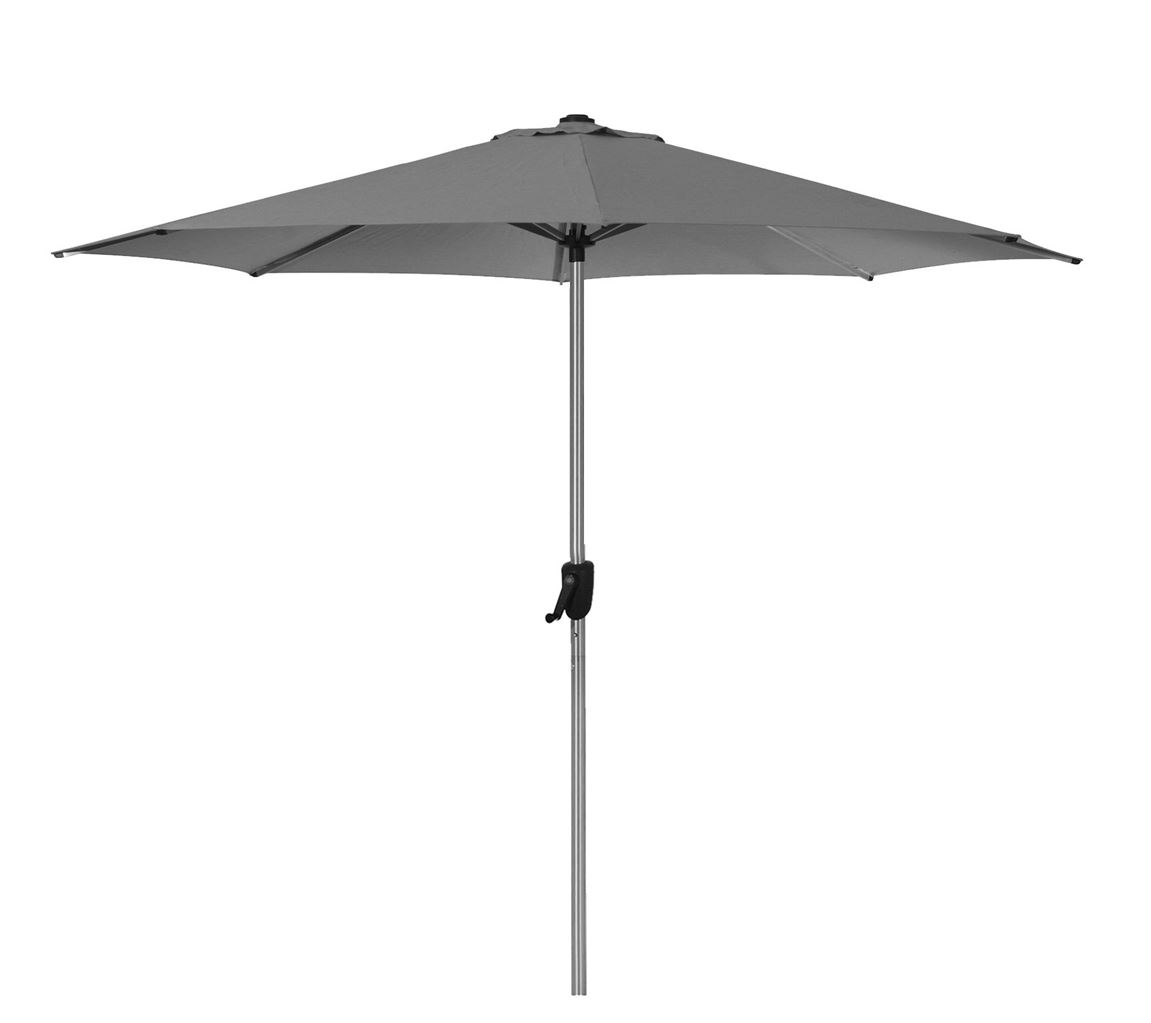 Bild von Cane-line Outdoor Sunshade Parasol M Krank Ø: 300 cm - Anthrazit M/ Parasolfod M Hjul 54 x 54