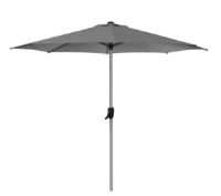 Bild von Cane-line Outdoor Sunshade Parasol M Krank Ø: 300 cm - Anthrazit M/ Parasolfod M Hjul 54 x 54