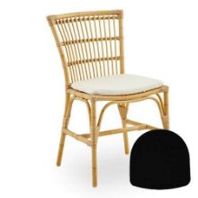 Bild von Sika-Design Kissen für Elisabeth Exterior Dining Chair – B452 Tempotest Schwarz