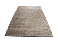 Bild von HC Carpets Malta Handgefertigter Teppich 140x200 cm - Graubraun Natur