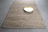 Bild von HC Carpets Malta Handgefertigter Teppich 140x200 cm - Graubraun Natur