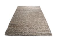 Bild von HC Carpets Malta Handgefertigter Teppich 80x200 cm - Graubraun Natur