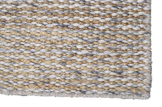 Bild von HC Carpets Malta Handgefertigter Teppich 140x200 cm - Beige Natur