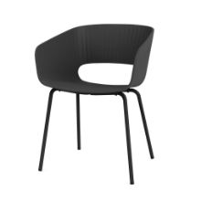 Bild von Montana Marée 401 Dining Esszimmerstuhl SH: 45,9 cm - 05 Schwarz