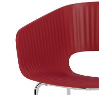 Bild von Montana Tide 402 Counter Barhocker SH: 66 cm – 165 Beetroot / Chrom