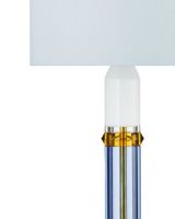 Bild von Design By Us Carnival Tischlampe H: 72 cm – Hellblau/Bernstein/Weiß/Klar