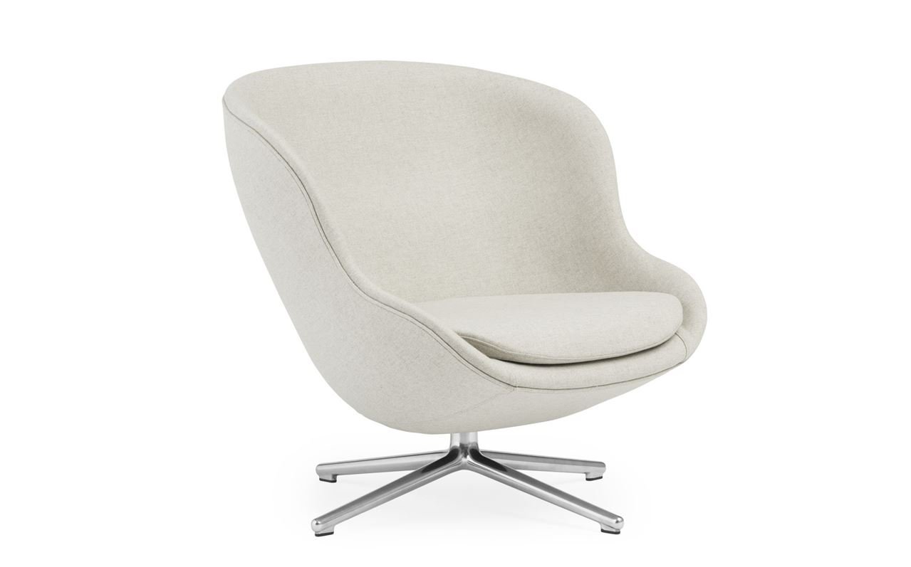 Bild von Normann Copenhagen Hyg Low Loungesessel SH: 40 cm – Upminster/Aluminium