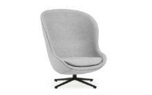 Bild von Normann Copenhagen Hyg High Loungesessel SH: 40 cm – Partner/Sort Aluminium