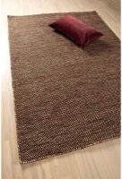 Bild von HC Carpets Bali handgewebter Kelim-Teppich 160 x 230 cm – Rustikales Braun