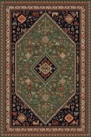 Bild von HC Rugs Napoleon Klassischer flauschiger Teppich 135 x 200 cm – 43064 Grün