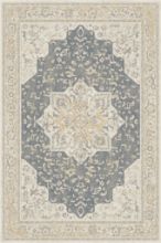 Bild von HC Carpets Empire Classic Flauschiger Teppich 135x200 cm - Beige Blau