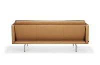 Bild von DUX Ritzy 3 Pers. Sofa L: 210 cm – Chrom/Naturkamel