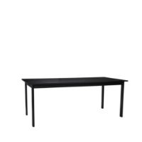 Bild von Hübsch Dapper Dining Table Square L: 195 cm - Black 