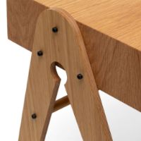 Bild von We Do Wood Geo's Tisch 70x39 cm - Eiche