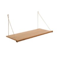 Bild von We Do Wood Loop Regal L: 72 cm – Eiche/Messing