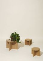 Bild von Hübsch Nomad Plant Stand Low Ø: 45 cm - Natural 