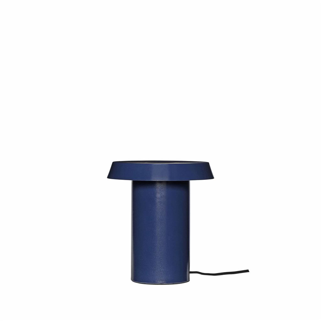 Bild von Hübsch Keen Table Lamp H: 22 cm - Dark Blue 