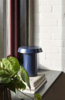 Bild von Hübsch Keen Table Lamp H: 22 cm - Dark Blue 