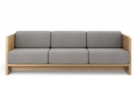 Bild von Brdr Krüger Karm 3-Personen-Sofa L: 210 cm – Eiche/Grau 0113