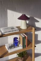 Bild von Hübsch Chipper Table Lamp H: 26 cm - Sand/Burgundy 