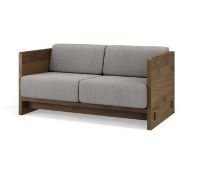 Bild von Brdr Krüger Karm 2-Personen-Sofa L: 148 cm – Räuchereiche/Grau 0113