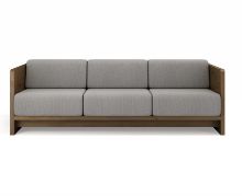 Bild von Brdr Krüger Karm 3-Personen-Sofa L: 210 cm – Räuchereiche/Grau 0113