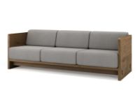 Bild von Brdr Krüger Karm 3-Personen-Sofa L: 210 cm – Räuchereiche/Grau 0113