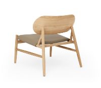 Bild von Brdr Krüger Ferdinand Lounge Chair SH: 41,5 cm - Eiche/Mandel 30150