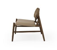 Bild von Brdr Krüger Ferdinand Lounge Chair SH: 41,5 cm – Räuchereiche/Mandel 30150