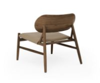 Bild von Brdr Krüger Ferdinand Lounge Chair SH: 41,5 cm – Räuchereiche/Mandel 30150