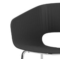 Bild von Montana Tide 403 Bar Barhocker SH: 76 cm – 05 Schwarz / Chrom