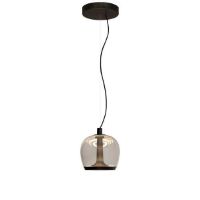 Bild von Lampfeber Aurelia Bold S Pendelleuchte Ø22,5 – Gunmetal/Rauchgrau