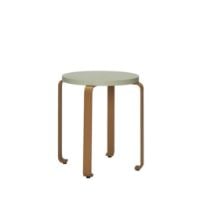 Bild von Hübsch Smile Stool H: 46,5 cm - Light Green/Orange  OUTLET