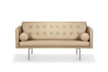 Bild von DUX Ritzy 2 Pers. Sofa L: 180 cm – Chrom/Naturperle